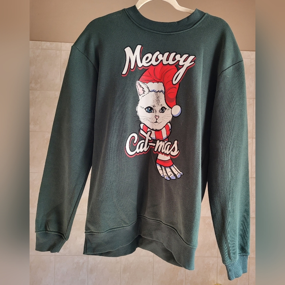 Meowy Cat-mas Sweatshirt